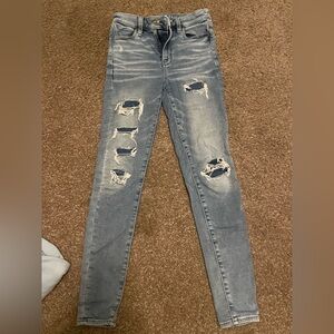American Eagle Skinny ripped jeans